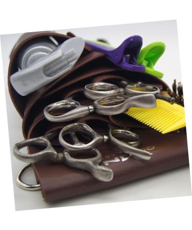 Professional Hair Clipper for Hairdressers & Barbers | Medium Brown Tool Organizer with Waist Belt & Scissor Holder - Buy Online on GoSupps.com