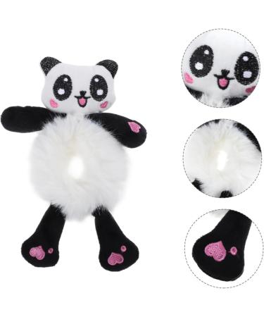 FRCOLOR Giant Panda Head Rope Black Tiara Black Scrunchies Tie Black Decor Rubber Bands Black Trendy Decor Black Trim Black Ponytail Animal Decor Hair Miss Elastic Band Fabric - Buy Online on GoSupps.com