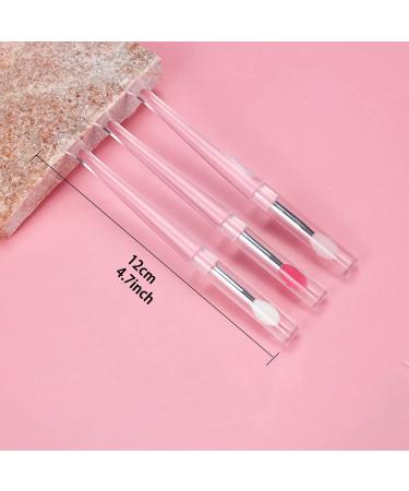 3PCS Mini Lip Brush Set - Silicone Reusable Lipstick Applicator Wands for Perfect Lip Gloss Application | Portable & Durable - Buy Online on GoSupps.com