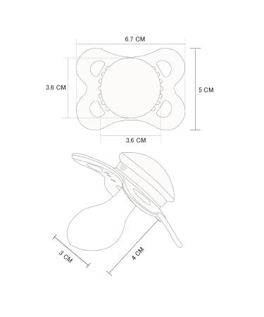 LittleForBig Bigshield Generation-3 Adult Chupete - White | International Shipping Available - Buy Online on GoSupps.com