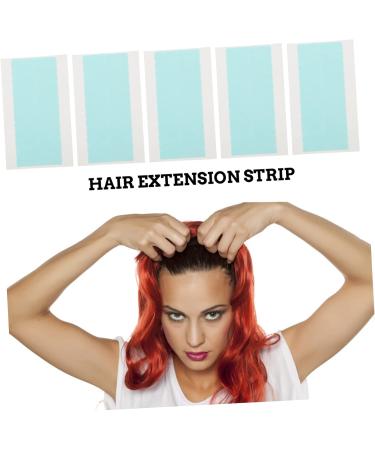 DOITOOL 5 Sheets Double-sided Tape Hair Extension Holder Wig Tape for Hair Double Sides Tape Invisible Tape Double Side Tape Waterproof Tape Water Proof Adhesive Supplies 2X0.5X0.1CM Blue - Buy Online on GoSupps.com
