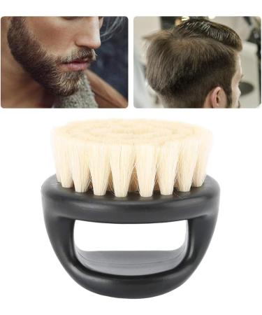 Beard Brush for Men Soft Portable Beard Shaving Brush Neck Face Hair Dust Remover Cleaning Brush Home Barber Salon Shaven Tool(Black) - Buy Online on GoSupps.com