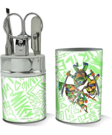 TMNT Mutant Mayhem Stainless Steel Manicure Pedicure Travel Kit - Grooming Beauty Care for All Ages - Buy Online on GoSupps.com