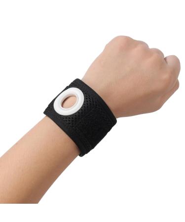 TFCC Wrist Brace Support Brace With Compression Ring Pad Tfcc Tear Recovery Druj Instability Support And Prevention Of Repetitive Use Injuries (S/M)