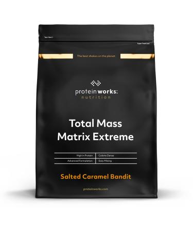 THE PROTEIN WORKS Total Mass Matrix Extreme Protein Powder | Salted Caramel | Mass Gain | High Calorie Weight Gain | With Glutamine, Creatine and Vitamins | THE PROTEIN WORKS | 2.15kg