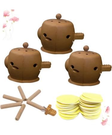 Buy 3 Set Moxa Box Acupuncture Moxibustion Rods - Moxa Stab Holder & Patch Pad Tools for Effective Moxibustion Therapy - International Shipping Available - Buy Online on GoSupps.com
