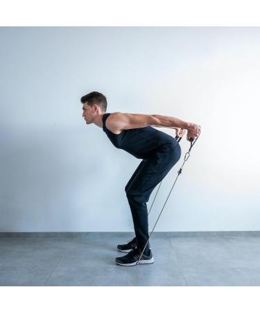SmartWorkout Professional Resistance Bands Set - 19 Piece Strength Training Kit 120 kg Resistance Complete Fitness Program & Accessories for Optimal Results - Buy Online on GoSupps.com