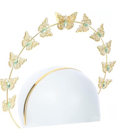 VINTORKY Butterfly Headdress Tiara Hair Ties The Crown Wedding Hair Accessories Hair Bands Head Band Wedding Headpiece Bride Headband Butterfly Headbands Goddess Zinc Alloy Exotic Women's - Buy Online on GoSupps.com