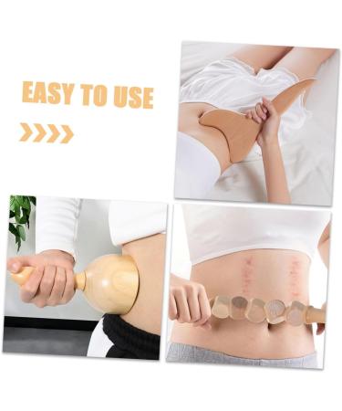 Minkissy Roller Stick Set - Hand Tools & Body Massage Board for Daily Use | Wooden Massage Cubes & Scooters | 35x19x0.5cm - Buy Online on GoSupps.com