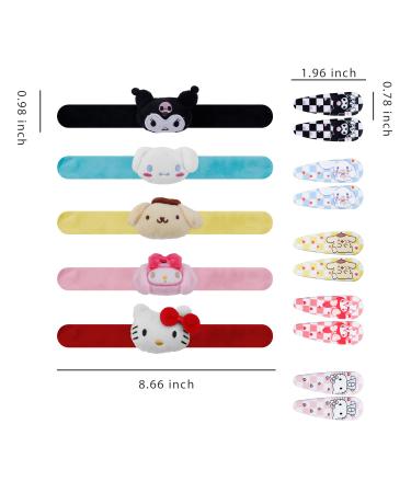 Kawaii Kitty Hair Accessories Gift Set - 5 Styles My Medy Kumi Hair Clips, Headband, Hairpins | Kitty Cat and Friends Collection (Papa-5HC+HT-Sanliou) - Buy Online on GoSupps.com