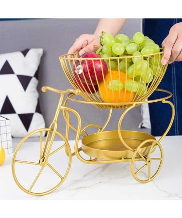 Fruit Basket Fruit Bowl Creative Fruit Bowl Metal Wire Fruit Basket Fruit Stand Vegetables Basket Kitchen Counter Fruit Storage for Bread Snacks Kitchen Organizers and Storage (Color : A) - Buy Online on GoSupps.com