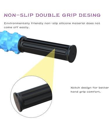 Ultraportable Massage Roller Scooter Stick | Deep Tissue Relief for Sore Muscles & Trigger Points | Blue Sport Massage Device - Buy Online on GoSupps.com
