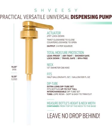 GALINA'S BEAUTY Sauce Pump Fit for Torani 64 Ounce Bottles Syrup Pump Dispenser for Chocolate Caramel Sauces (2 Packs Gold Color) - Buy Online on GoSupps.com