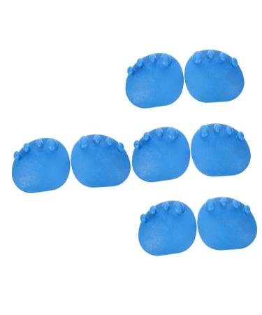 Thumb Splint 4 Pairs Toe Splitter Thumb Spica Splint Thumb Protector Nail Protector Foot Valgus Protector Toe Separators for Overlapping Nail Art Separators Toe Protectors Blue Gel Bluex4pcs 11X10X6CMx4pcs