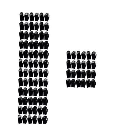 Healeved 48 Pairs Hand Construction for Dry Hands Welding Moisturizing Beauty Labor Gardening Non Sleeping Elastic Band Outdoor Work