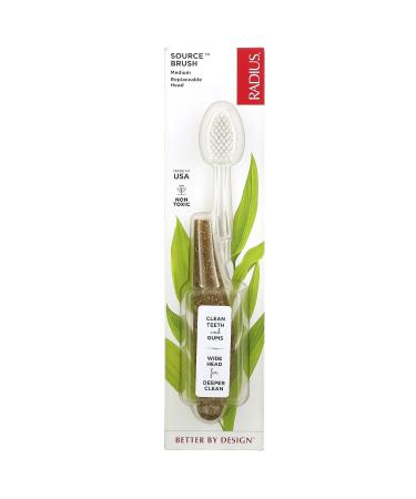 Buy RADIUS Medium Source Brush Toothbrush Eco-Friendly Effective Dental Care International Shipping Available - Buy Online on GoSupps.com