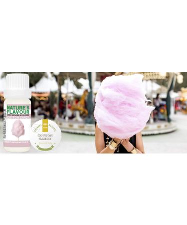 Flavor Drops Cotton Candy - 100% Natural Food Aroma | Zero Calories & Sugar | Perfect for Baking Drinks & More | 10ml Pack - Buy Online on GoSupps.com