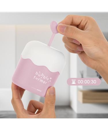 Beautyflier Facial Cleanser Foam Cup - Whip Bubble Maker for Deep Skin Cleansing | Travel & Household Skincare Tool (Heart Pink - Buy Online on GoSupps.com
