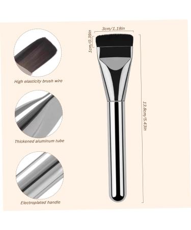 Flat Makeup Brush Flat Brush 5PCS Liquid Brush Streak-Free Ultra Thin Concealer Brush for Liquid Cream Powder Buffing - Buy Online on GoSupps.com