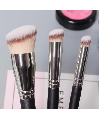 High-Quality Portable Makeup Brushes for Foundation Blush Eyeshadow & Concealer - Soft Bristles & No Traces | International Shipping Available - Buy Online on GoSupps.com