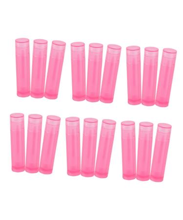 SHERCHPRY 24 pi ces Tubes Vides DIY pour Portable Rose Tubes Rechargeables Simples et Durables pour Gloss et