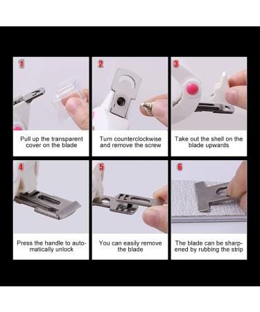 Nail Clipper Acrylic Nail Cutter with Nail Rest 3 Cuting Styles Anti-Splashing Stainless Steel Nail Tips False Nails Trimmer Nail Art Manicure Tools for Salon or Home - Buy Online on GoSupps.com