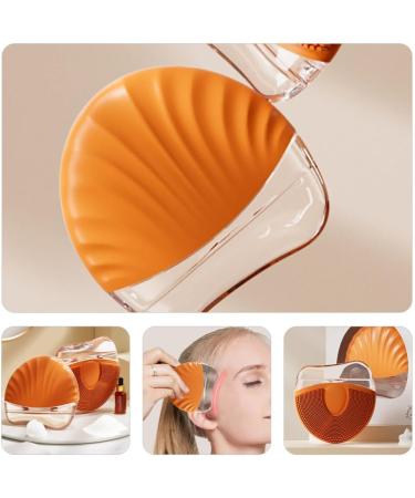 Beaupretty Silicone Face Washer & Gua Sha Tools - Soft Face Brush & Cleaning Pad for Women | Orange - Buy Online on GoSupps.com