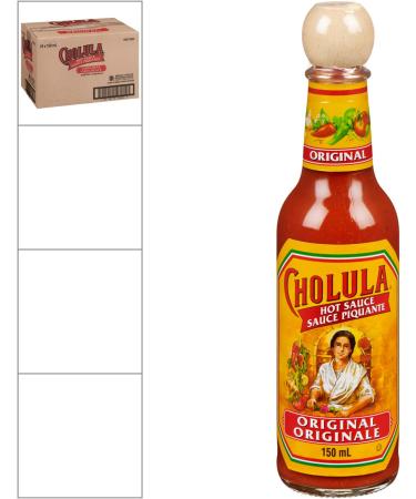Cholula Authentic Mexican Hot Sauce Original 150ML (case pack of 24) - Buy Online on GoSupps.com