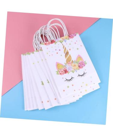 HOMSFOU 20 Pcs Paper Gift Bag Unicorn Gift Bag Unicorn Candy Bag Paper Candy Bag Unicorn Paper Bag Tote Bag Customized - Buy Online on GoSupps.com