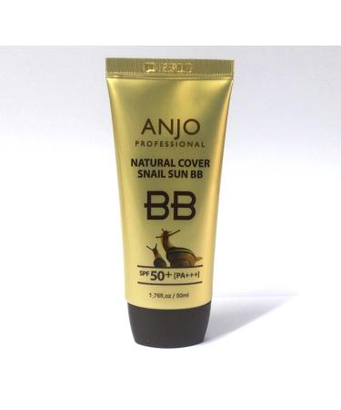 ANJO Natural Cover Snail Sun BB Cream SPF 50+PA+++ 50ml X 3EA - Korean Cosmetics - Buy Online on GoSupps.com