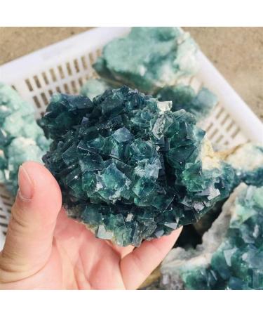 Natural Crystal Rough Home Natural Rough Quartz Stone Specimen Raw Crystal Green Fluorite Cluster Ornaments (Color : 300-500g) - Buy Online on GoSupps.com