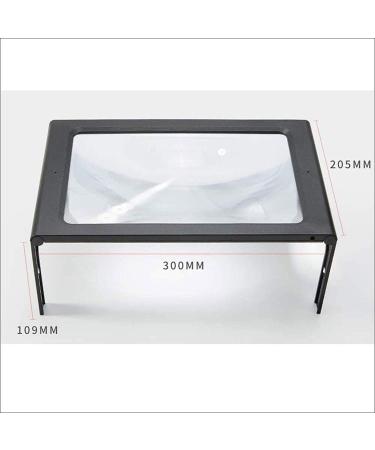 Magnifier for Reading Magnifying Glasses with Light Full Page Reading Magnifier with LED Lighted 3X Hands-Free Rectangular Magnifying Glass for Low Vision Seniors Repair Observation Vision - Buy Online on GoSupps.com