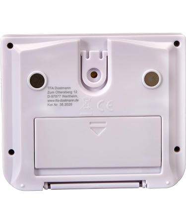 TFA Dostmann Electronic 2-Fold Timer with Memory Function - 38.2025 | 3 Volume Steps & LED Warning Light | Compact Design (L 91 x B 21 x H 76 mm) - International Shipping Available - Buy Online on GoSupps.com