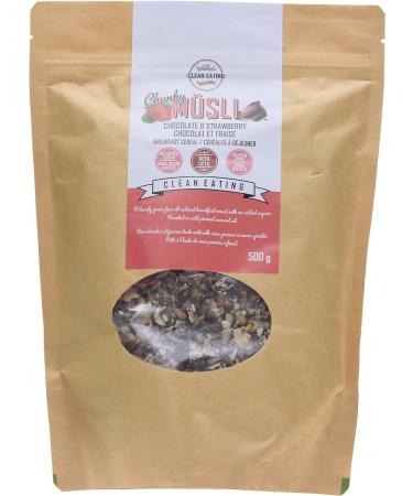 Clean Eating Keto-Friendly Breakfast Cereal - Chocolate & Strawberry 500 Grams