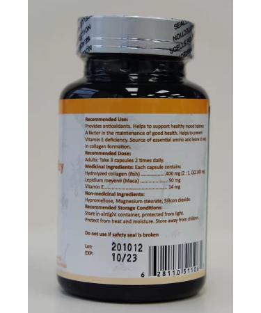 Natrihealth Women's Vitality Collagen Peptide Maca Vitamin E 60 Veggie Capsules - Buy Online on GoSupps.com