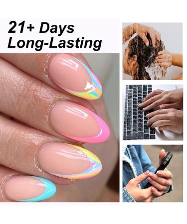 Intobas 5-in-1 Builder Gel for Nails - Nude UV Gel Nail Polish Set 100 Nail Shapes Perfect for Extensions and Nail Art - Buy Online on GoSupps.com