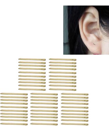 Ear Studs Stick Traditional Ears Stick 50pcs Tea Stud Earrings Natural Maintenance Portable for Inflammation Prevention - Buy Online on GoSupps.com