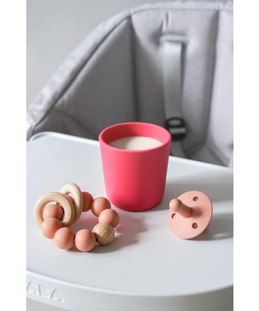 BEABA 100% Silicone Training Cup for Babies and Toddlers - Anti-Slip, BPA Free, Pink - Buy Online on GoSupps.com