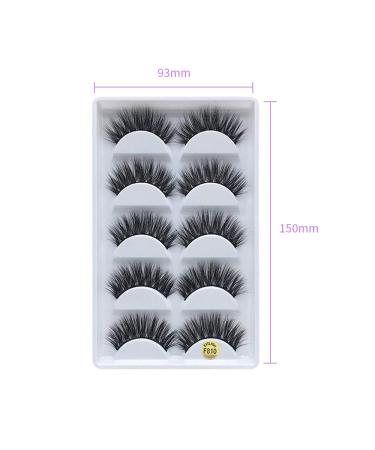 HIPRETTYUS 15 Pairs 3D Mink False Lashes Wholesale | Handmade & Reusable Faux Mink Eyelashes | Wispy & Full Natural Pack - Buy Online on GoSupps.com