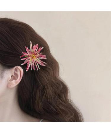 AJOIDR Elegant Artificial Flower Hair Accessories for Women Quality Acrylic Hairpieces Comfortable Headwear Hair Decoration - Buy Online on GoSupps.com
