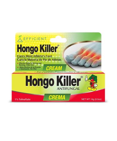 Hongo Killer Antifungal Cream 0.5oz - Athlete's Foot Treatment