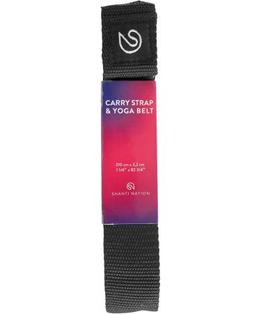 SHANTI NATION Yoga Mat Carrying Strap - Transport Your Mat Easily with Metal Ring | Ideal for Yoga Enthusiasts - Buy Online on GoSupps.com