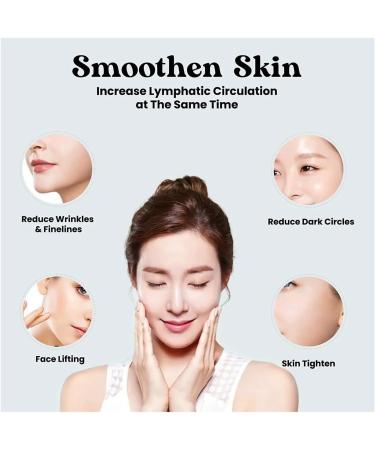 Buy Green & White Ice Jade Roller & Gua Sha Facial Tools - Relaxation Massager for Glowing Skin - Buy Online on GoSupps.com