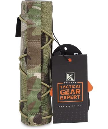 KRYDEX Tactical Airsoft Suppressor Cover - 7/18cm MC - High Quality Protection - Buy Online on GoSupps.com