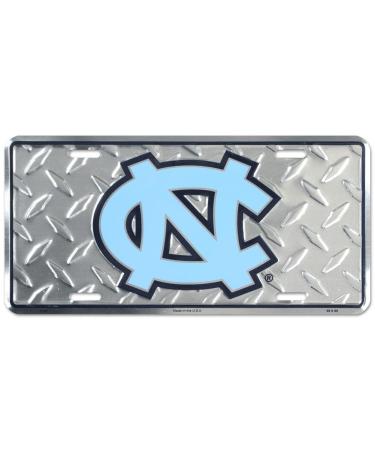 North Carolina Tar Heels Diamond License Plate Tin Sign 6 x 12in