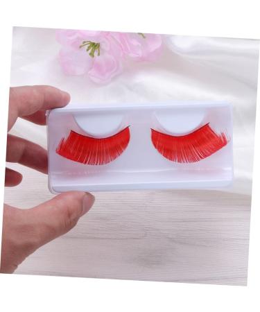 FRCOLOR Artificial eyelashes coloured eyelashes lecerent eyelashes thick eyelashes marior lashes artificial long false eyelashes party eyelashes - Buy Online on GoSupps.com