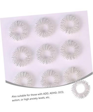 Buy Beavorty 20pc Finger Massage Rings - Pink Spiky Sensory Stress Relief Acupressure Tools for Bathroom Accessories - Buy Online on GoSupps.com