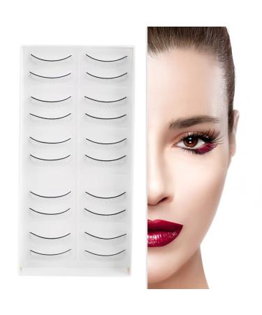 10 Pairs of Self-Adhesive False Eyelashes - Perfect for Beginners & Eyelash Extensions | High-Quality Makeup Lashes for Practice - Buy Online on GoSupps.com