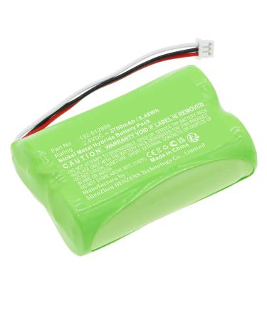 Synergy Digital Door Lock Battery Compatible with Dorma Kaba 790 Locks Door Lock (Ni-MH 2.4V 2700mAh) Ultra High Capacity Replacement for Ilco 132-512886 Battery
