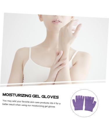 minkissy 1 Pair Gel Moisturizing Gloves Hand Moisturising Gloves Moisturizing Gel Gloves Womens Mittens Cotton Fingerless Moisturizing Gloves Silk Man Moisturizing Socks Dipping Purple Spa - Buy Online on GoSupps.com